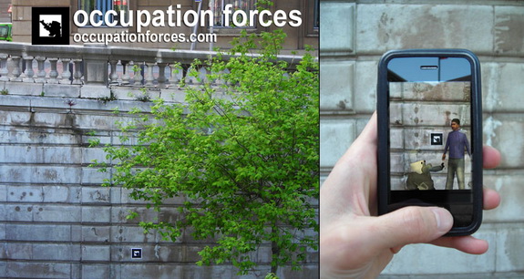 Occupation Forces Augmented Reality Project at Greenway Park